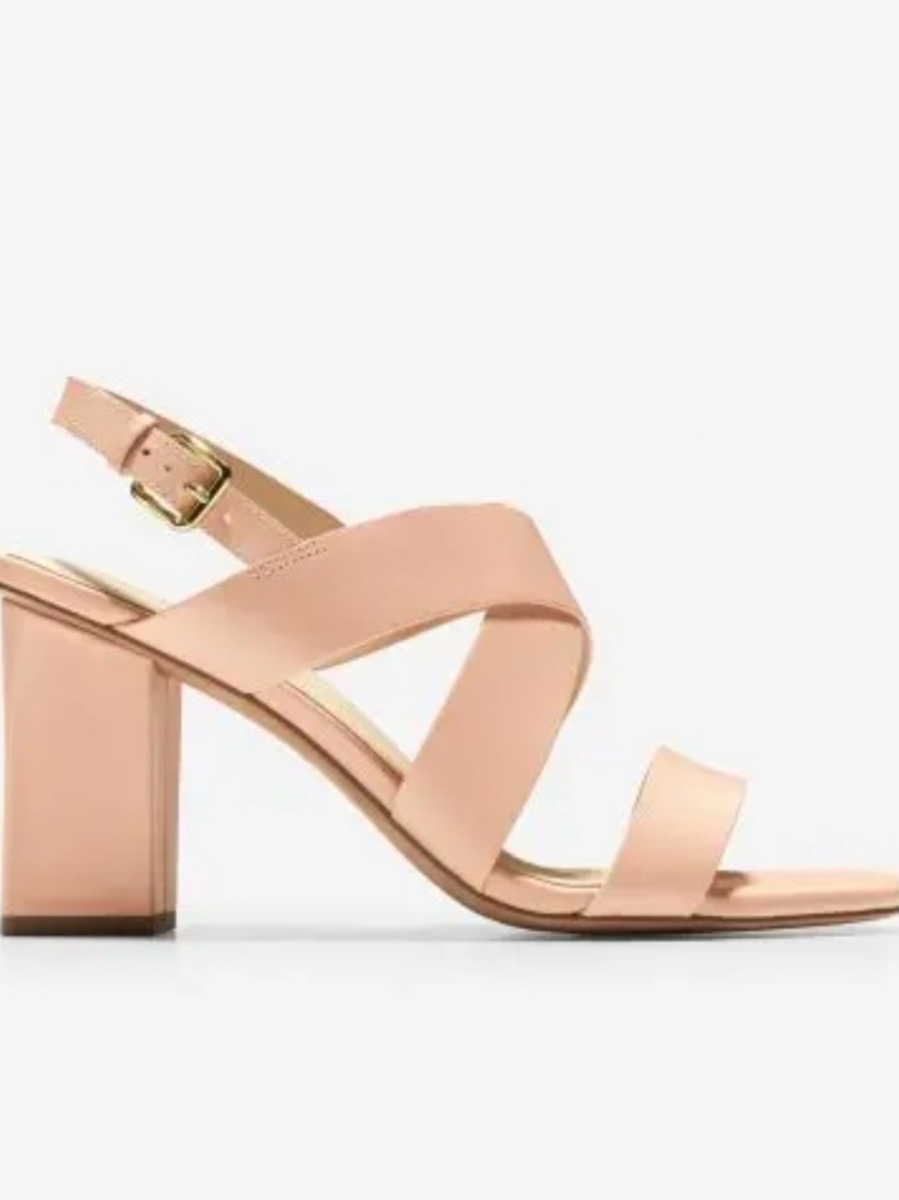 Cole Haan Blush Strappy Block Heel Sandal